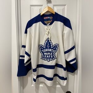 Vintage Toronto Maple Leafs Jersey men’s medium mate Canada (custom name bar)